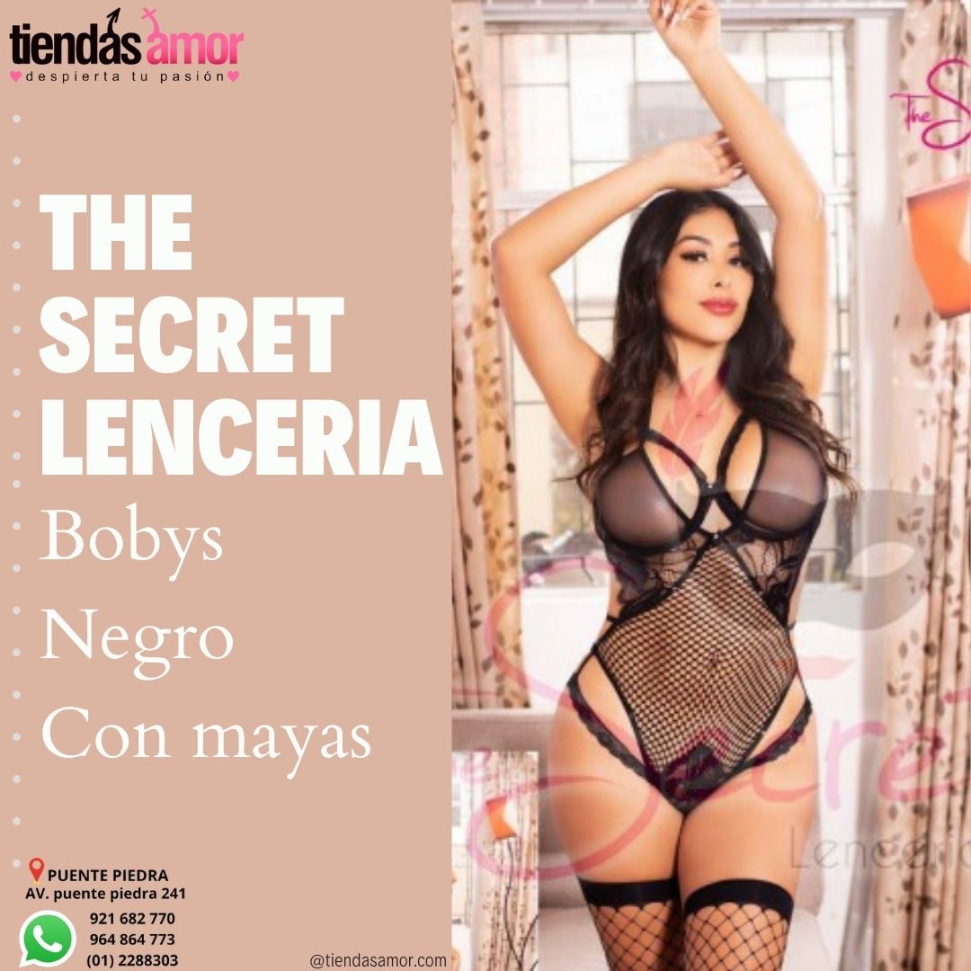 THE SECRET LENCERIA BODYS NEGRO